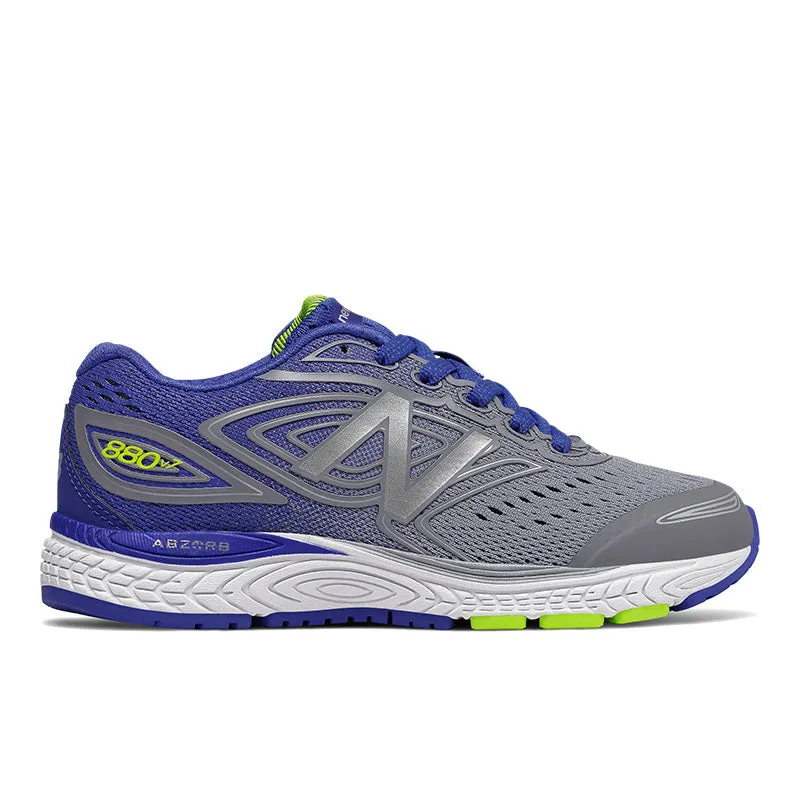 880v7 - Steel with Pacific Blue and Lime - Kids