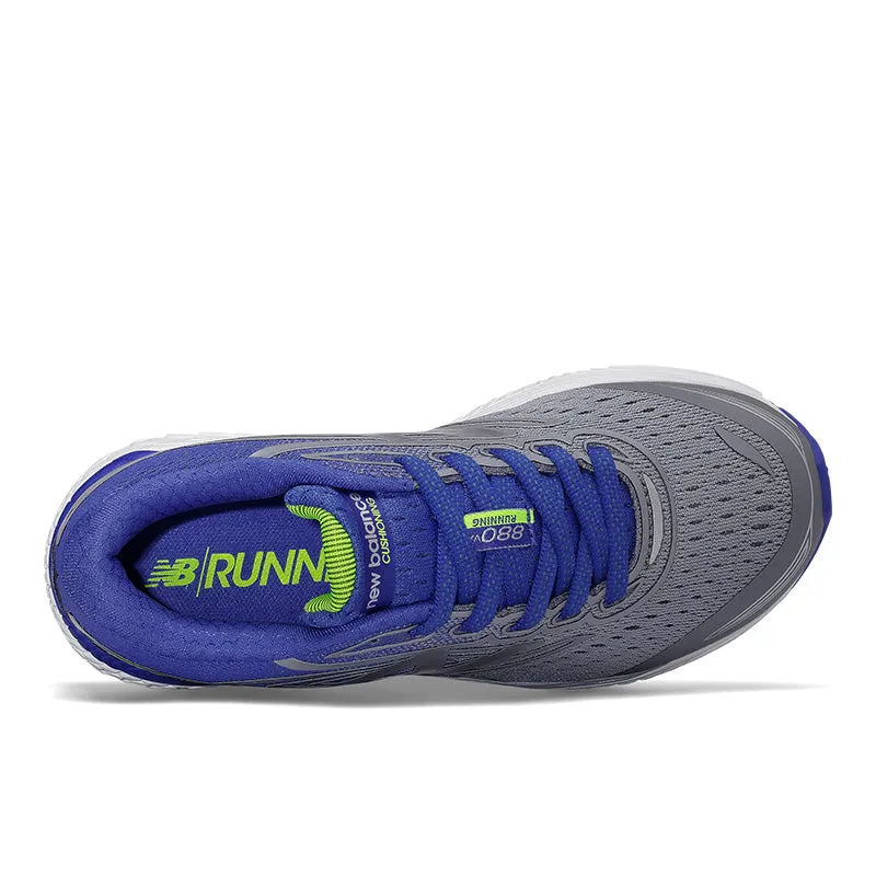880v7 - Steel with Pacific Blue and Lime - Kids