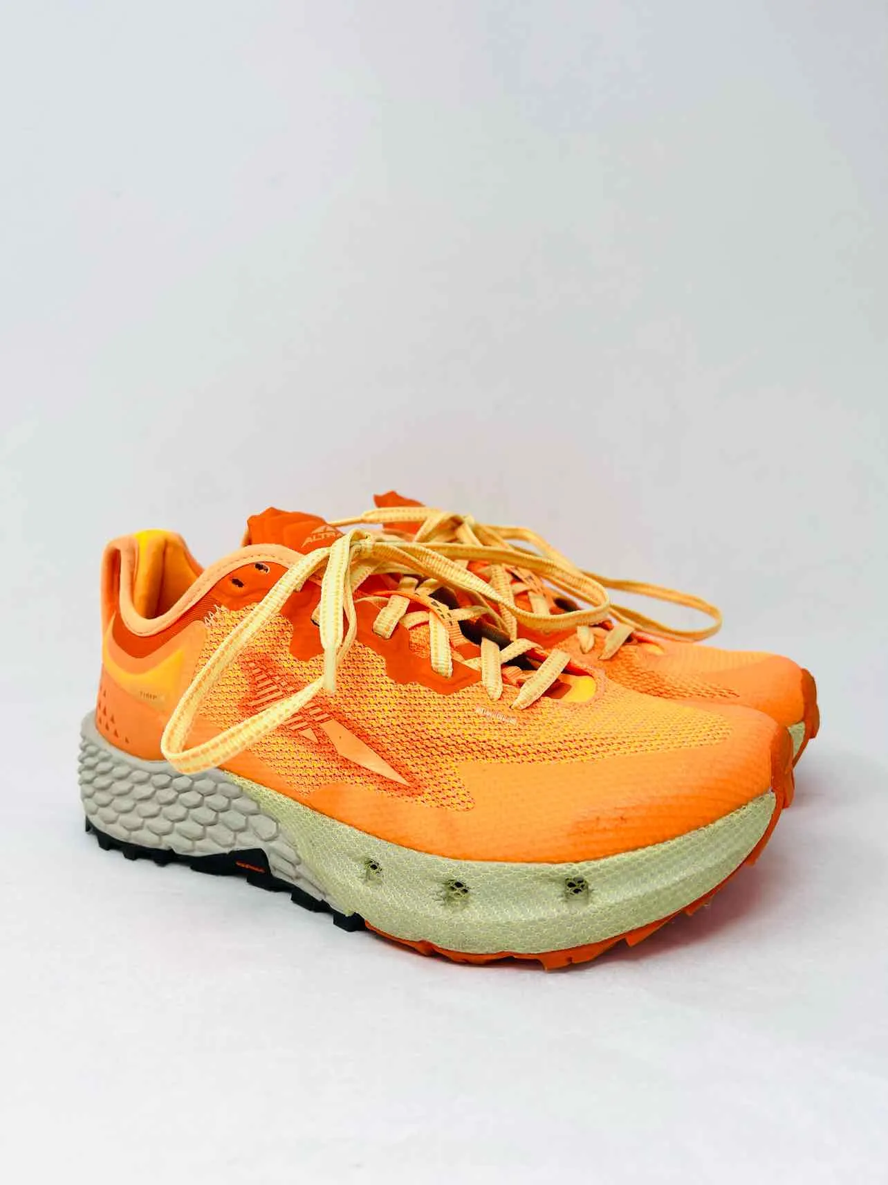Altra Size 6 Orange/yellow Lace up Mesh Shoes Sneakers