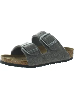 Arizona Boys Wool Embroidered Footbed Sandals