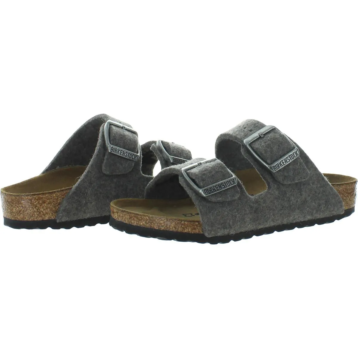 Arizona Boys Wool Embroidered Footbed Sandals