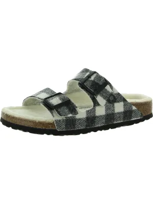 Arizona Rivet Womens Wool Casual Slide Sandals