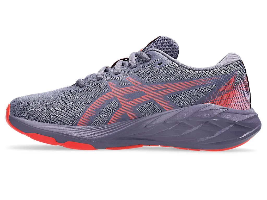 Asics Novablast 5 (GS) - Greyish Purple/Coral Reef (Kids) Asics Shoes