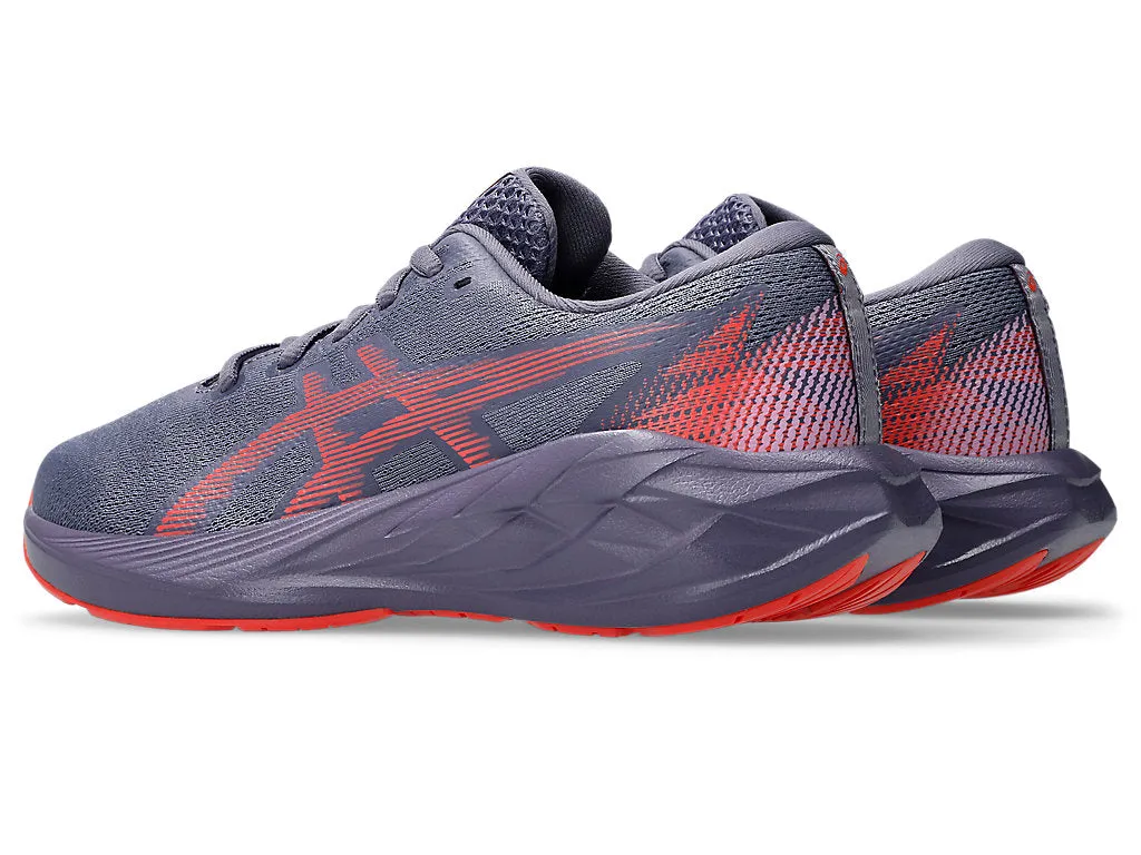 Asics Novablast 5 (GS) - Greyish Purple/Coral Reef (Kids) Asics Shoes