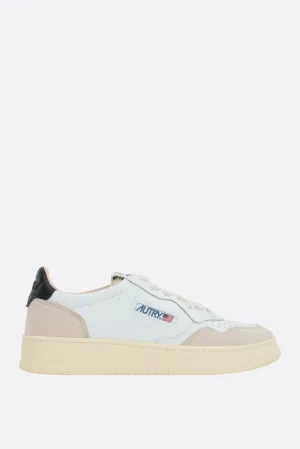 Autry Medalist sneaker in smooth leather and suede