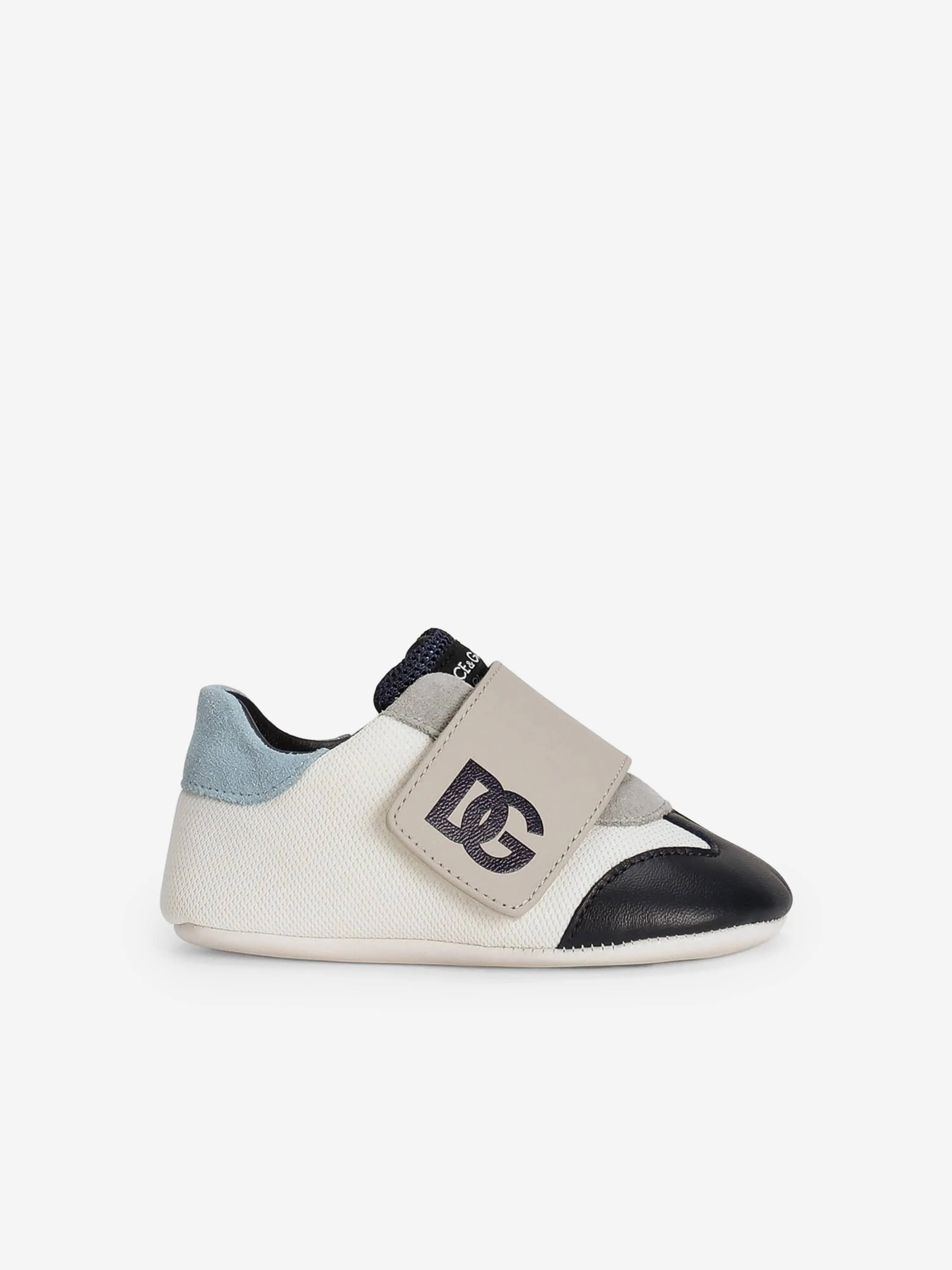 Baby Boys Leather Pre-Walker Trainers in Multicolour
