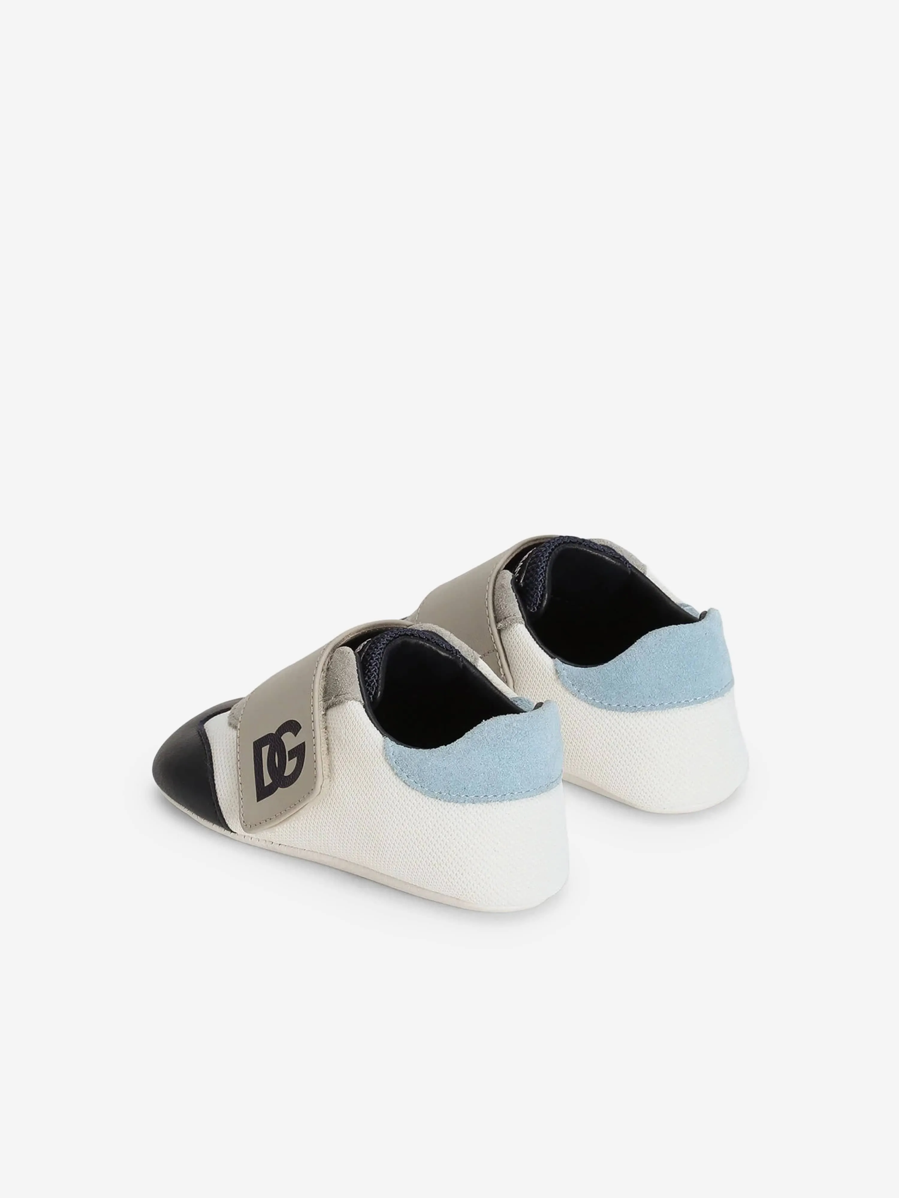 Baby Boys Leather Pre-Walker Trainers in Multicolour