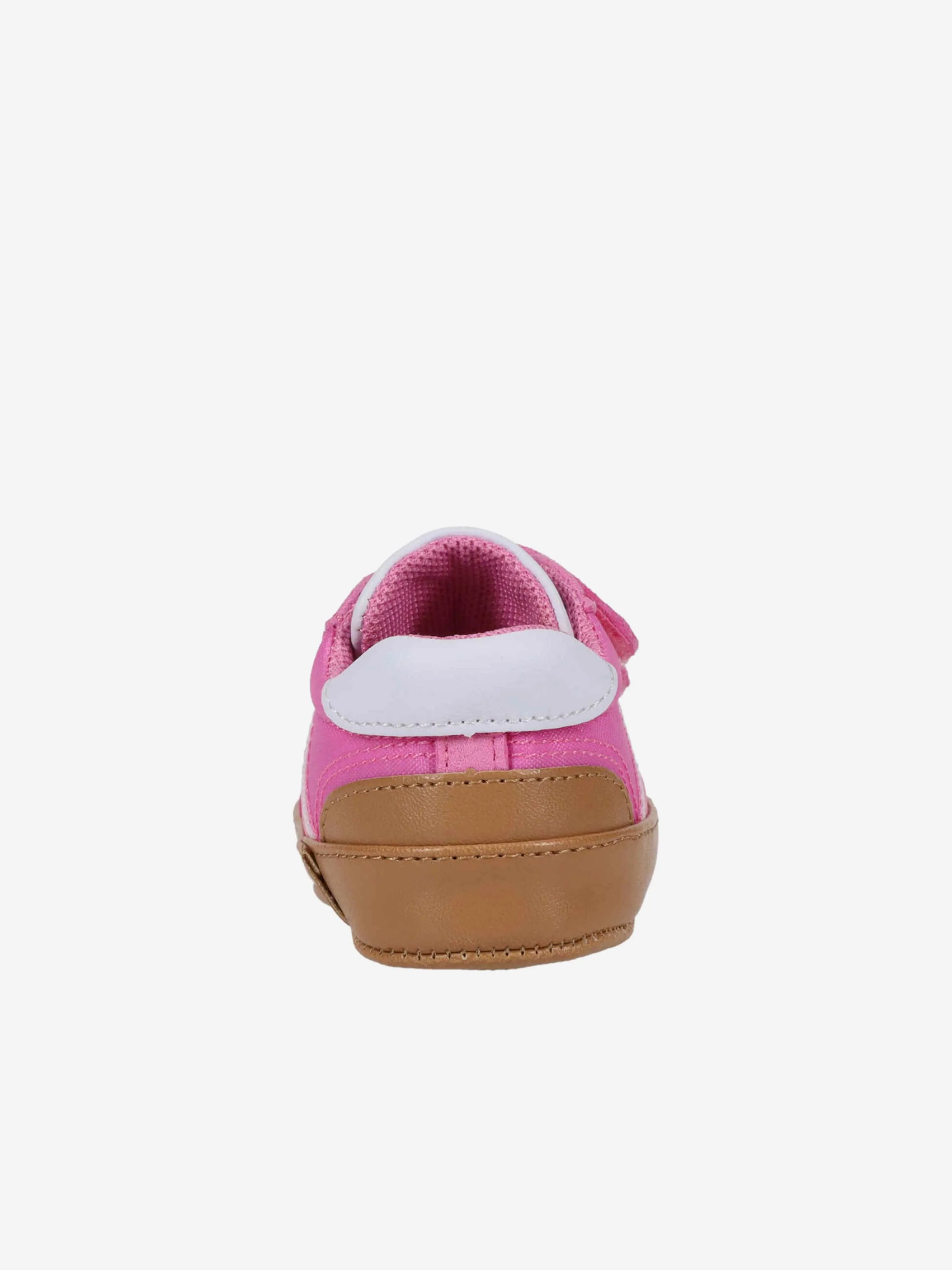 Baby Girls Heritage Court III T-Toe EZ Trainers in Pink