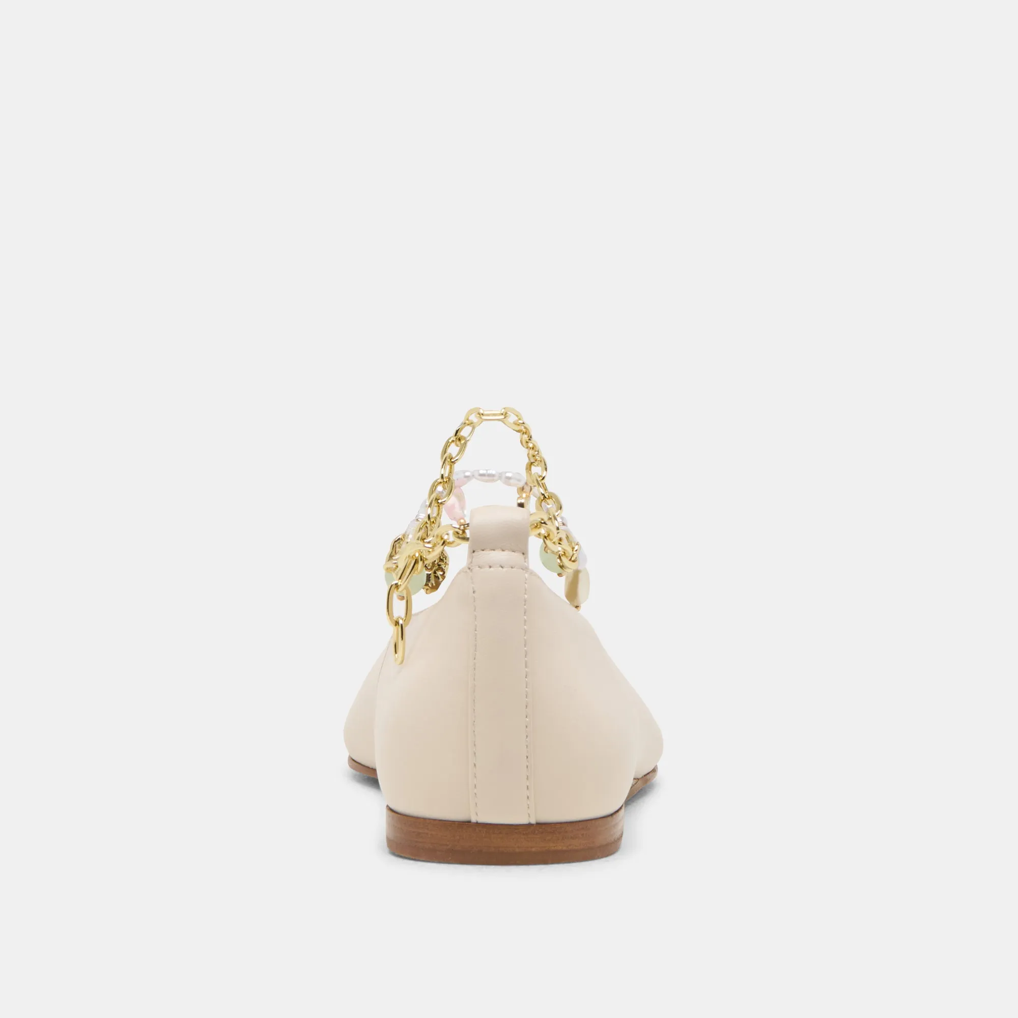 BAIDEN BALLET FLATS BONE LEATHER
