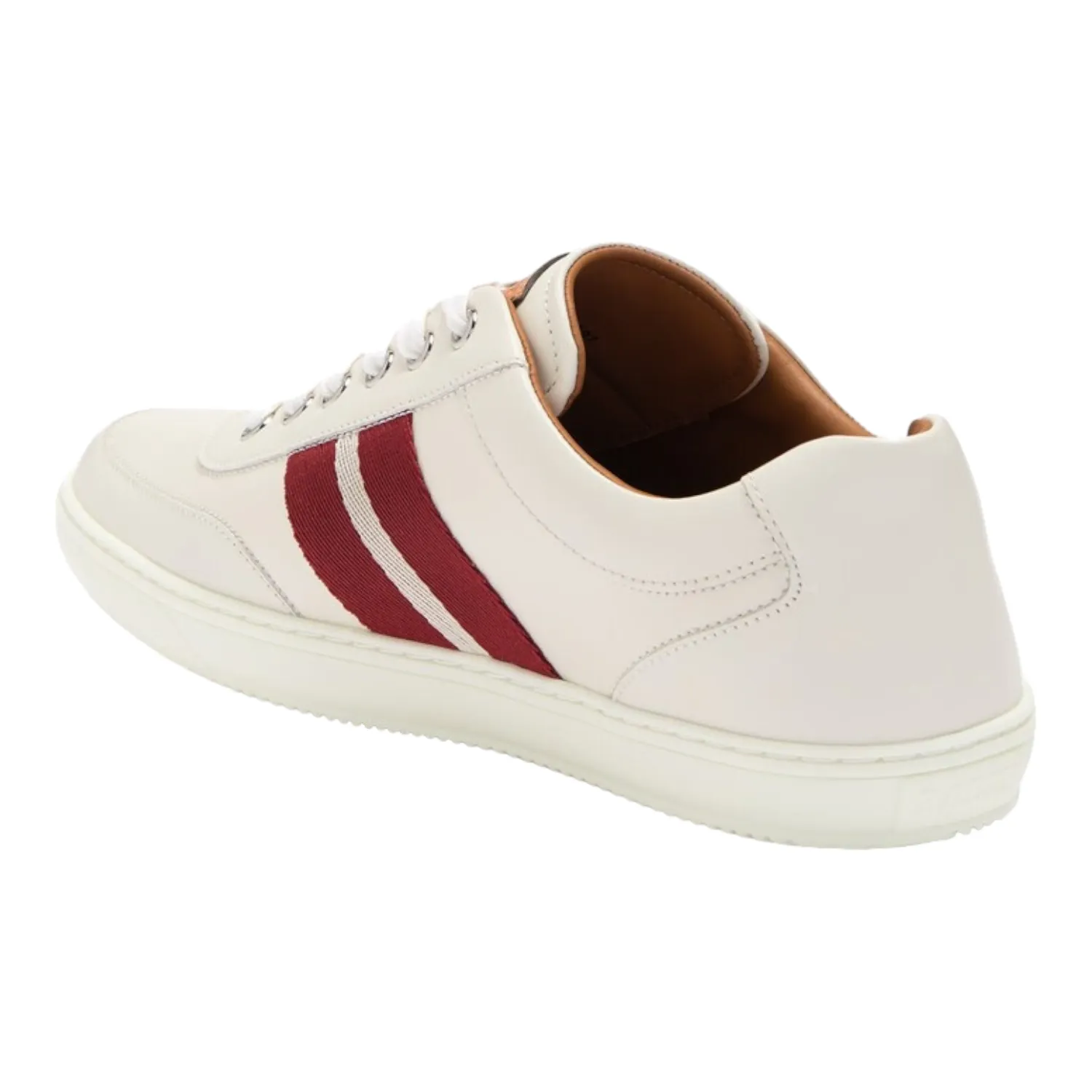 Bally Oriano Men's 6240315 White Leather Sneaker