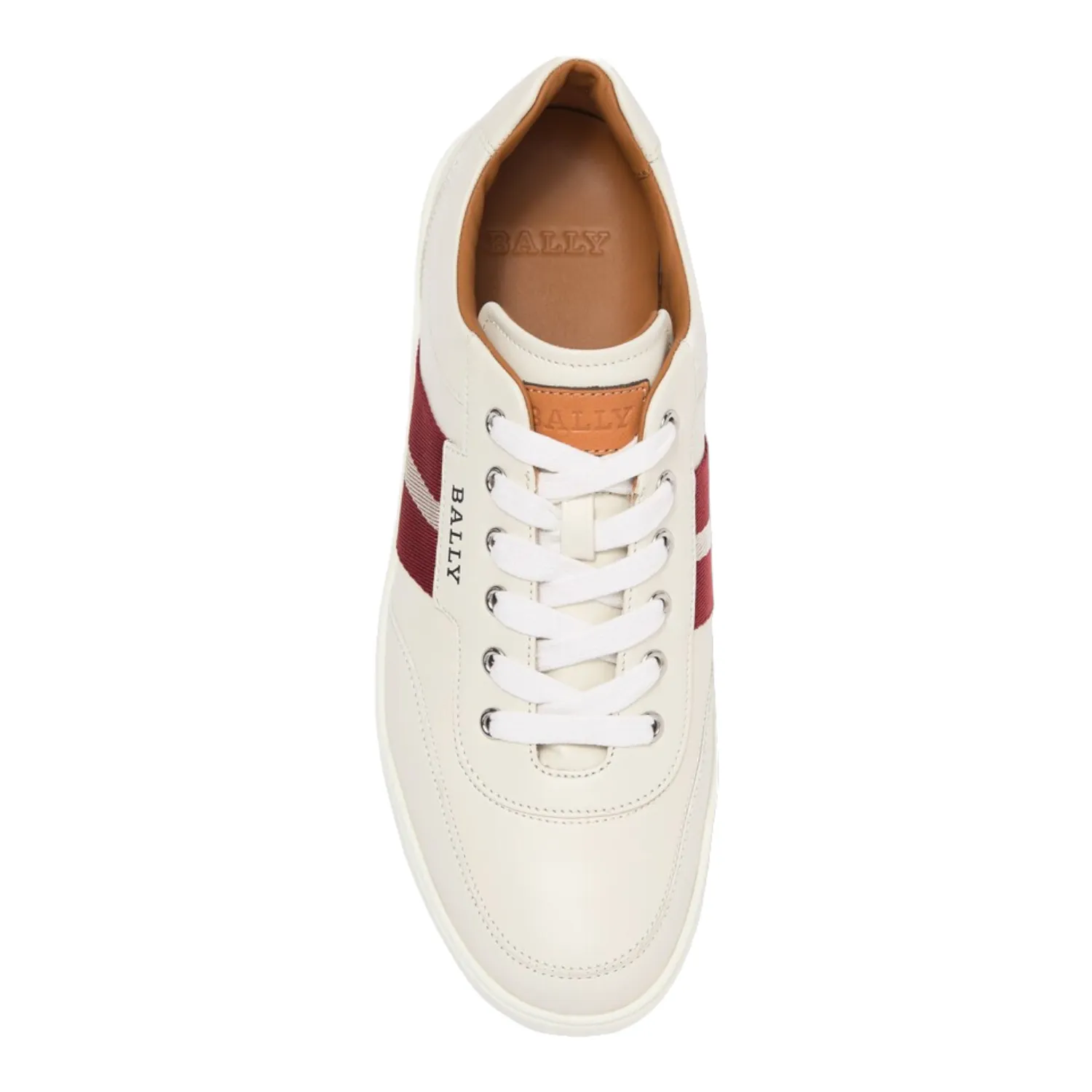 Bally Oriano Men's 6240315 White Leather Sneaker
