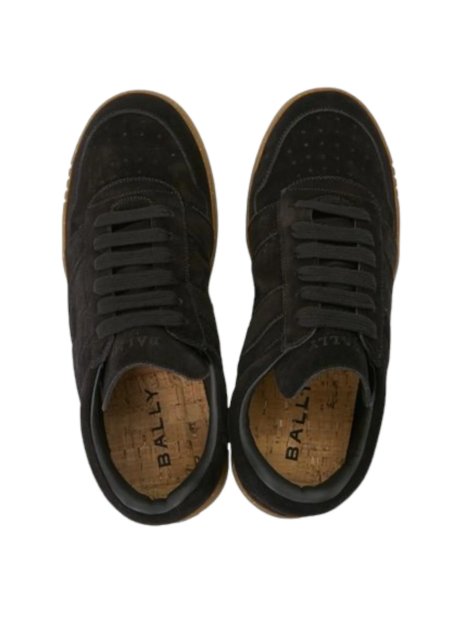 Bally Weky Men's 6303320 Black Suede Sneakers