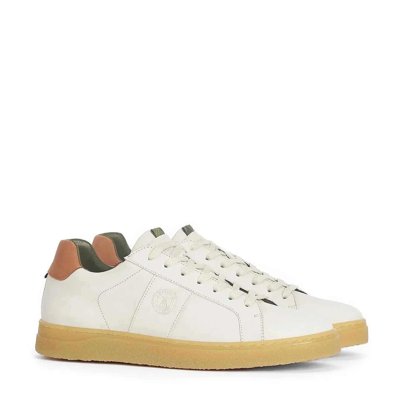 Barbour Reflect Trainer Off White