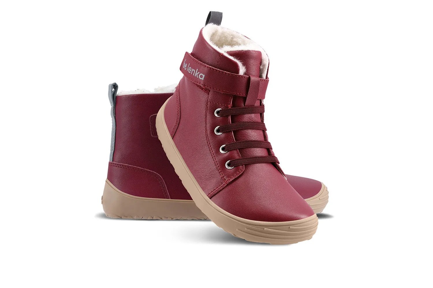 Barefoot Be Lenka Winter Kids - Dark Cherry Red Shoes_Be Lenka_Footwear