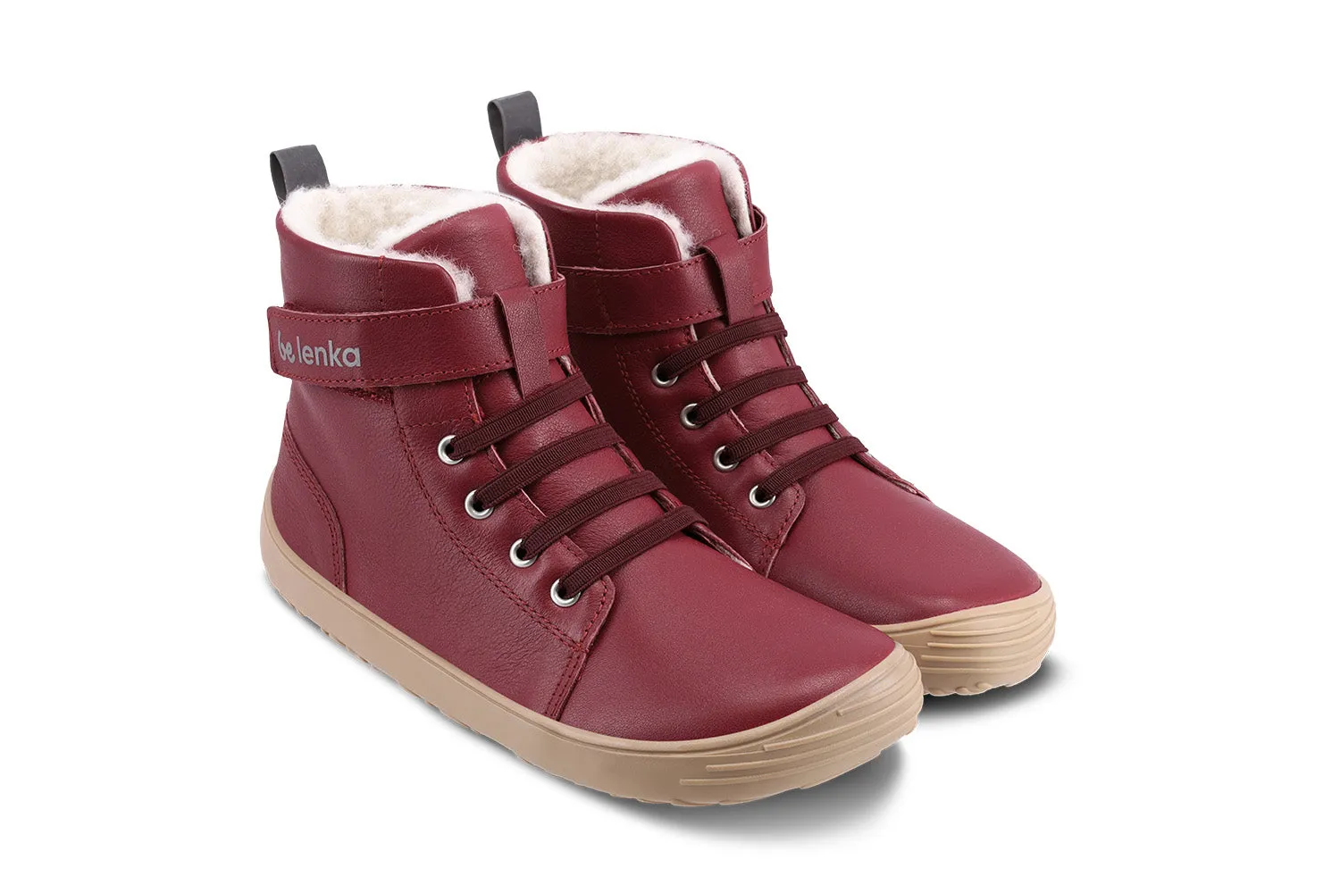 Barefoot Be Lenka Winter Kids - Dark Cherry Red Shoes_Be Lenka_Footwear