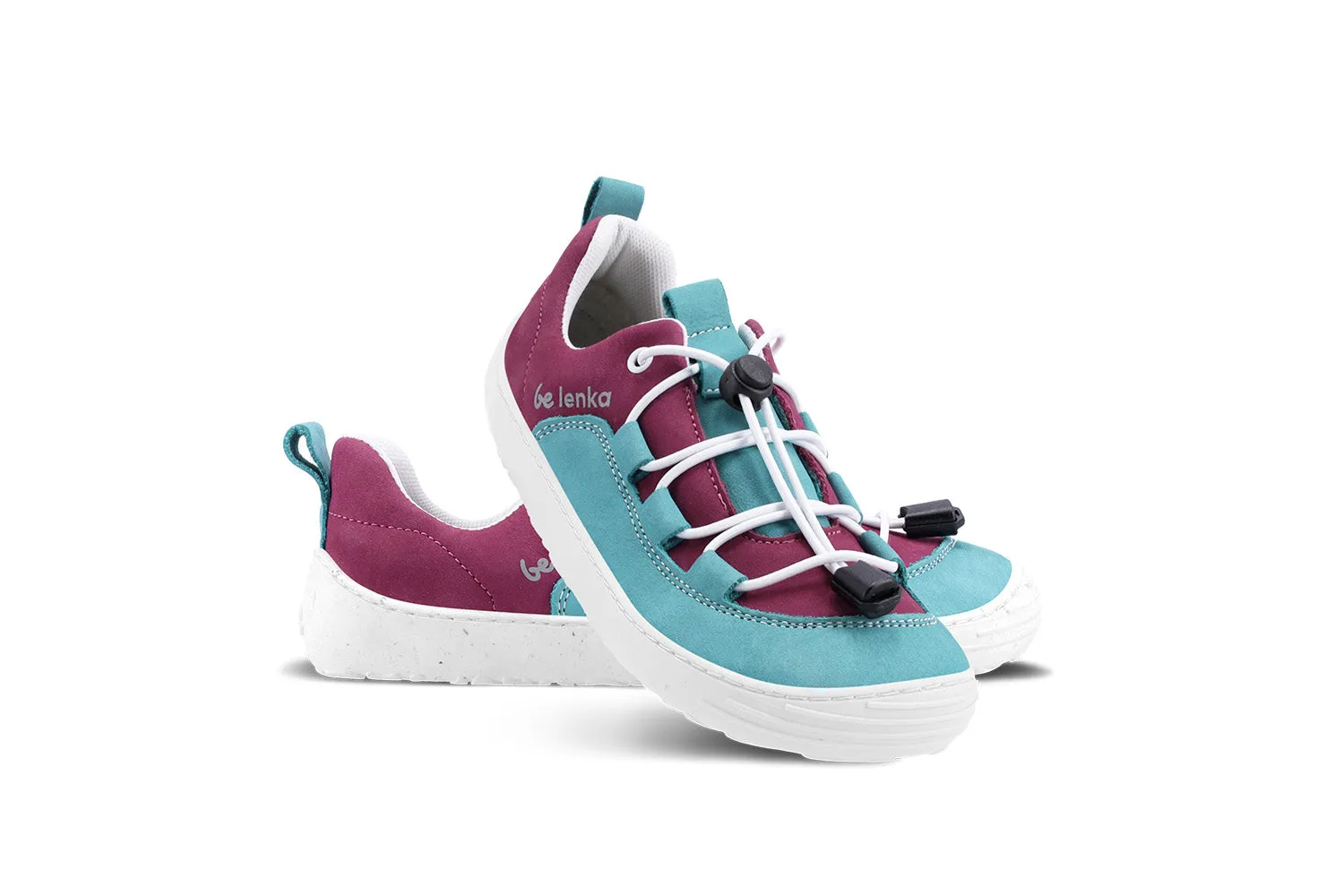 Be Lenka Kids barefoot sneakers - Xplorer - Light Teal & Plum Shoes_Be Lenka_Footwear