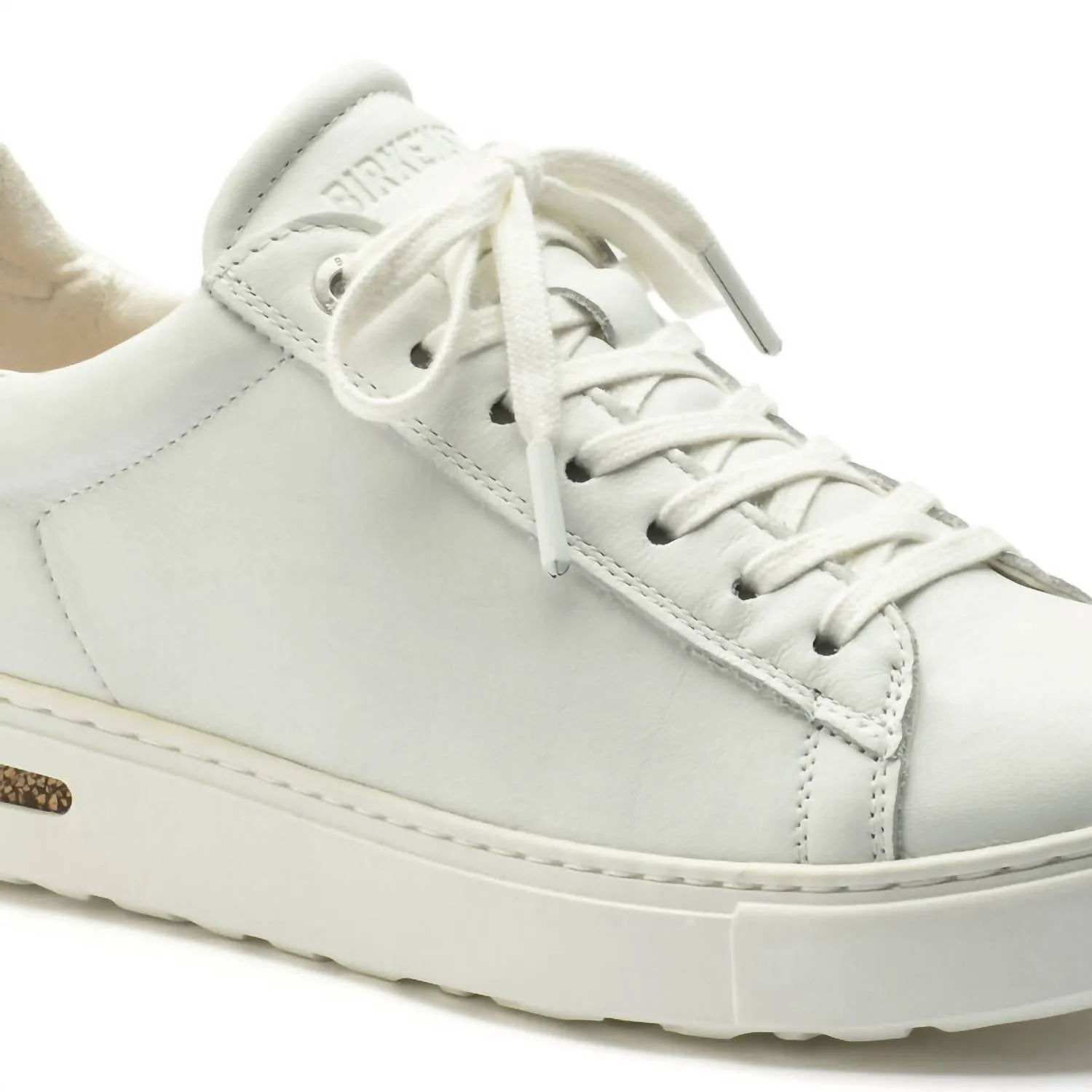 Bend Leather Sneaker In White