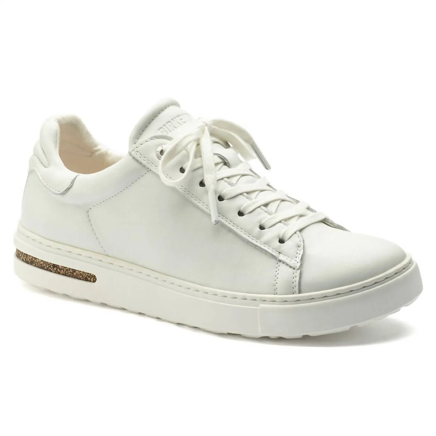 Bend Leather Sneaker In White