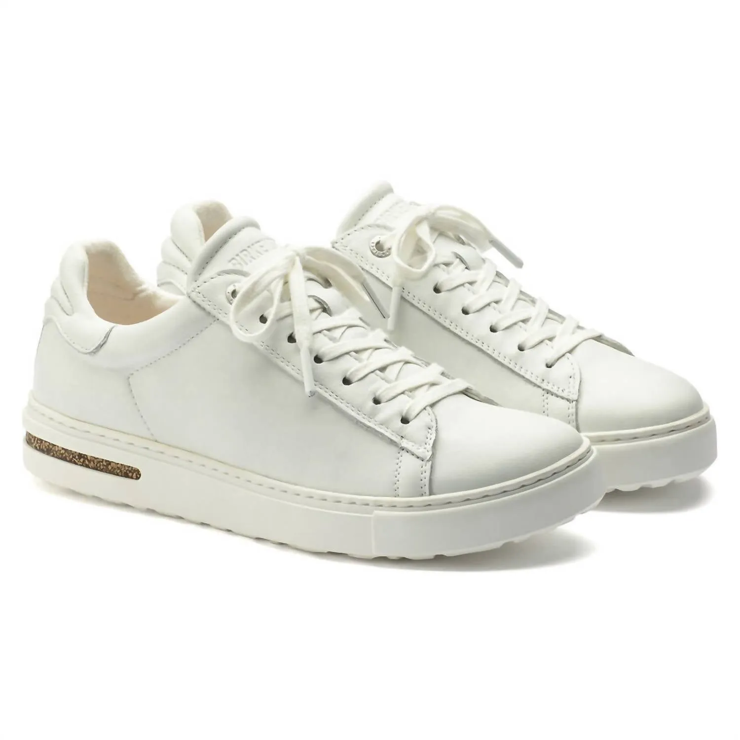 Bend Leather Sneaker In White