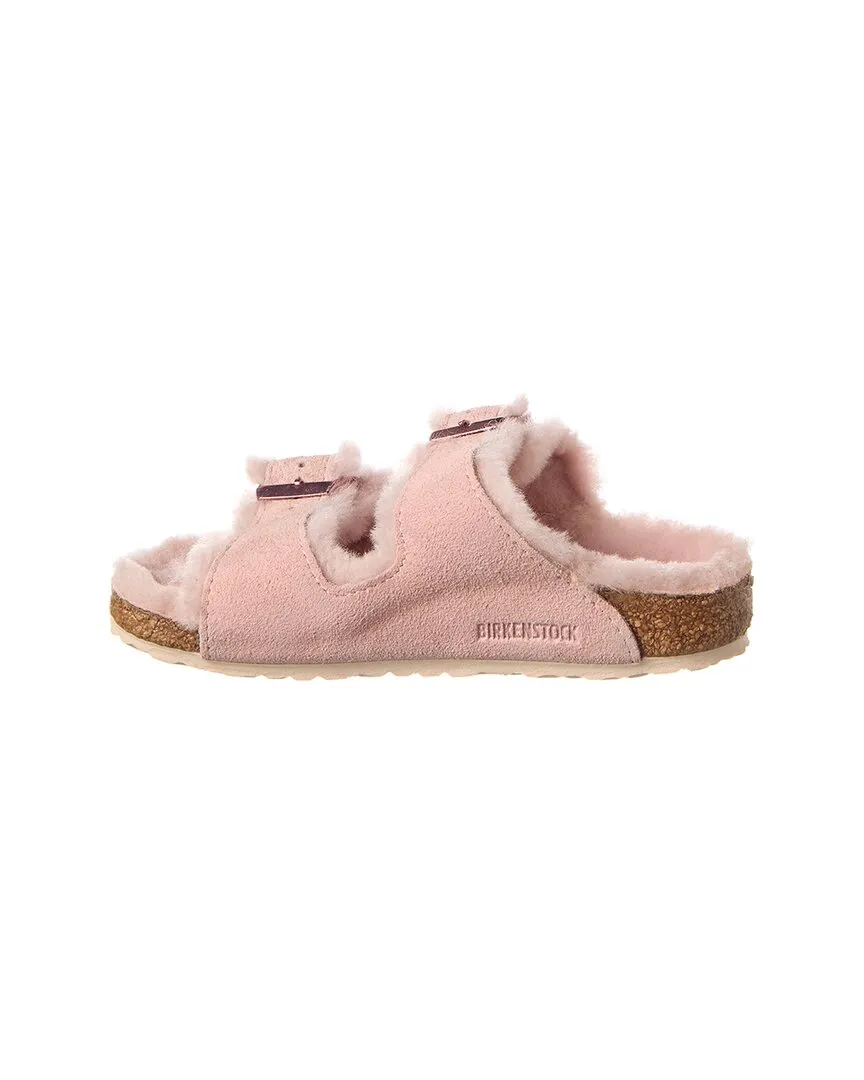 Birkenstock Arizona Narrow Suede & Shearling Sandal