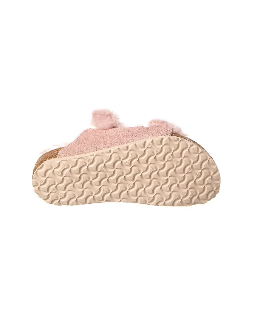 Birkenstock Arizona Narrow Suede & Shearling Sandal