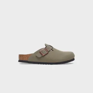 Birkenstock Kids Boston Birkibuc - Stone Birkenstock Shoes