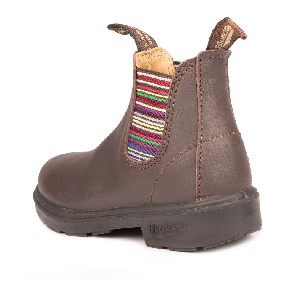Blundstone 1413 - Kids Brown Striped Elastic