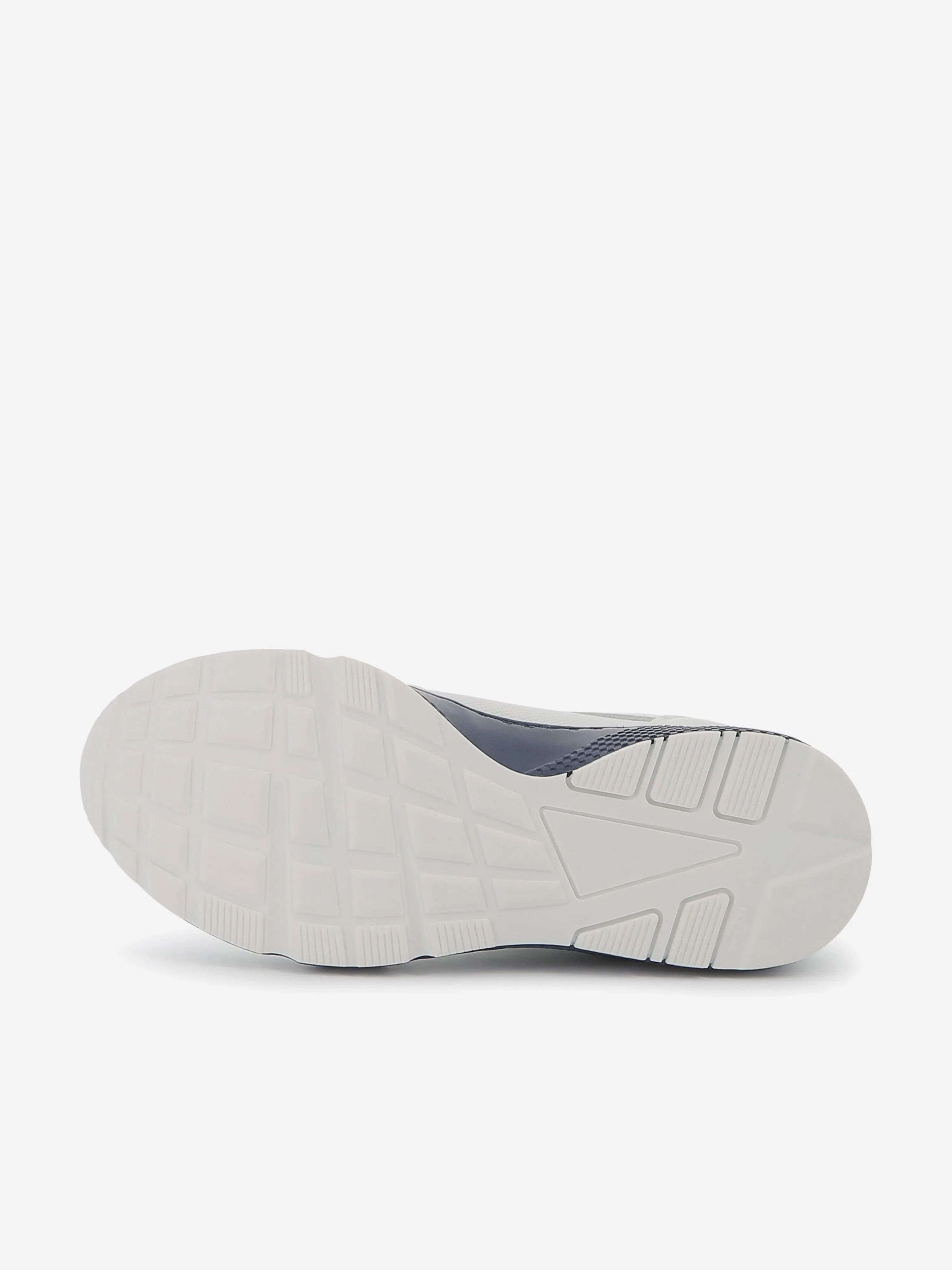 BOSS Boys Lace Up Logo Trainers in White