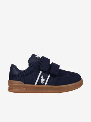 Boys Heritage Court III T-Toe EZ Trainers in Navy
