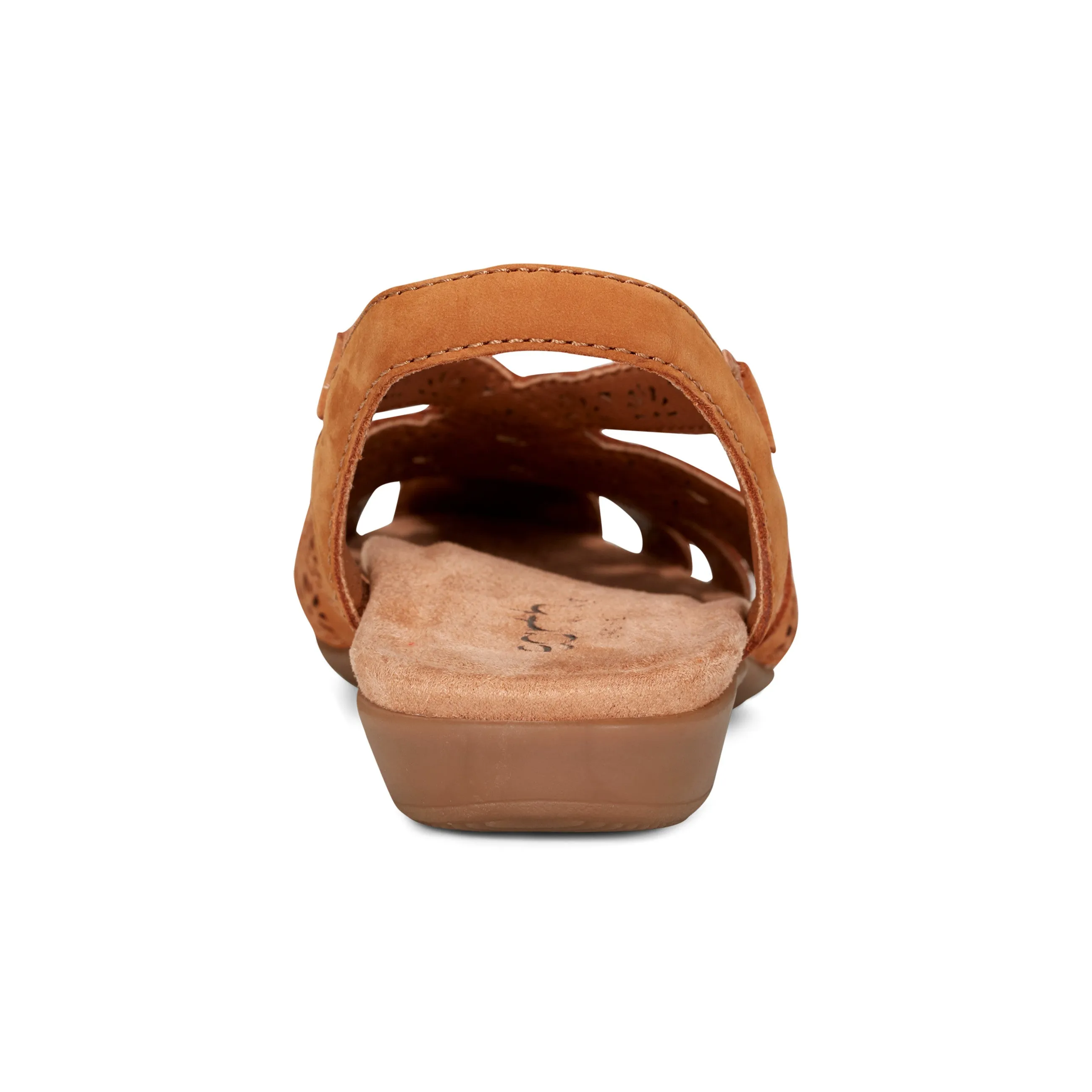 Briel Round Toe Casual Slingback Flat Sandals