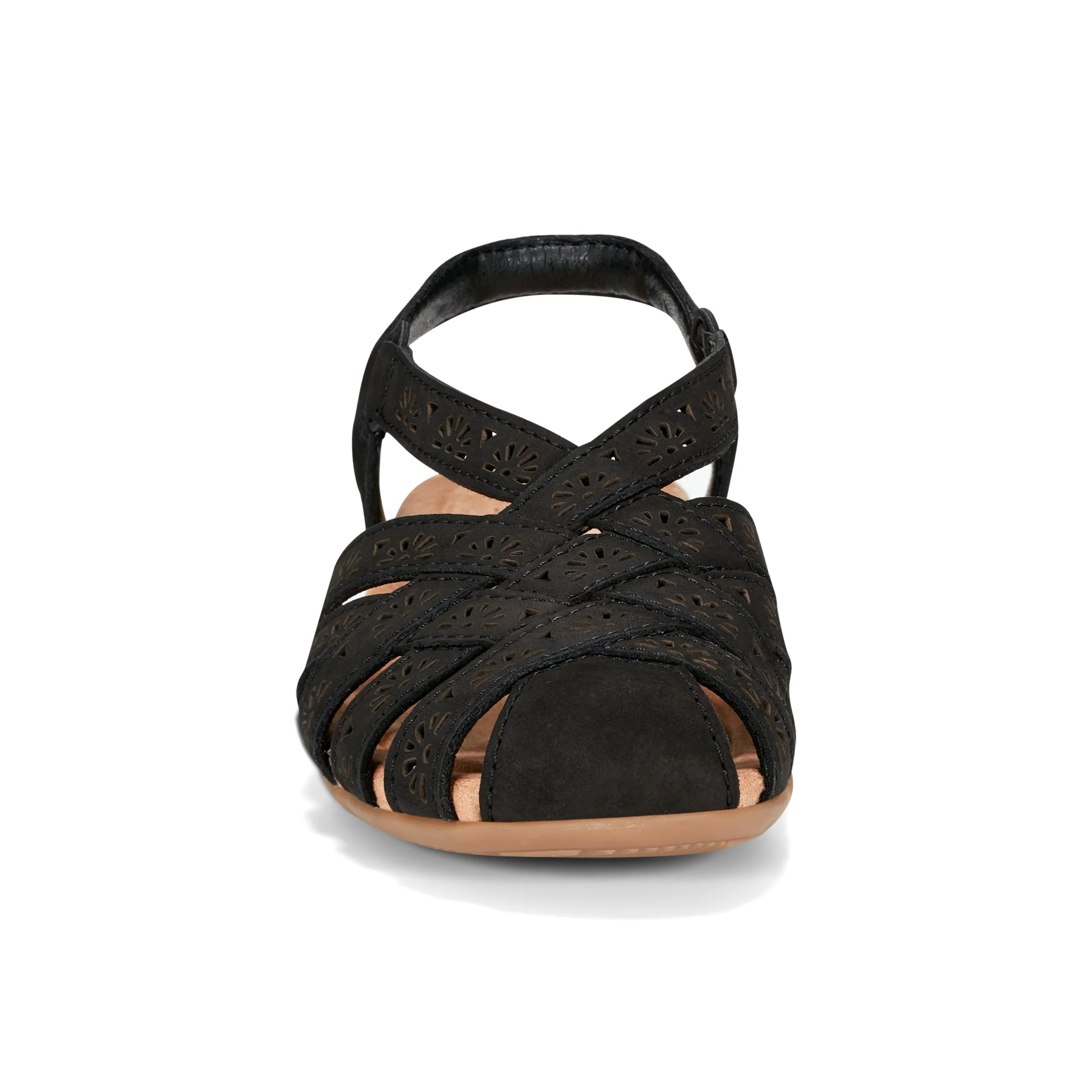 Briel Round Toe Casual Slingback Flat Sandals