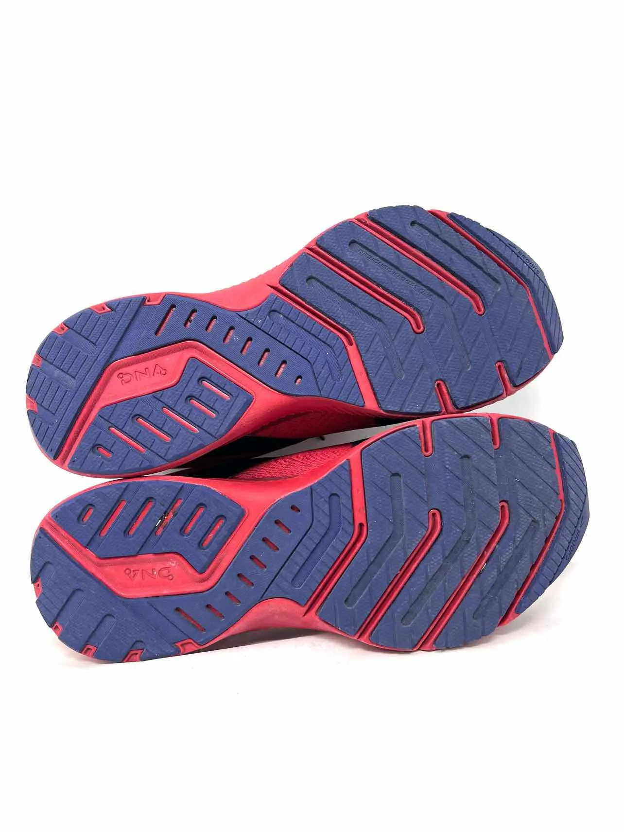 Brooks Size 10 Bl/Wh/Rd Flag Lace-Up Shoes Sneakers