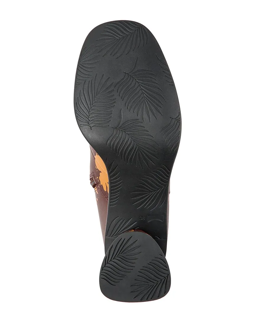 Camper Kiara Leather Zip Bootie