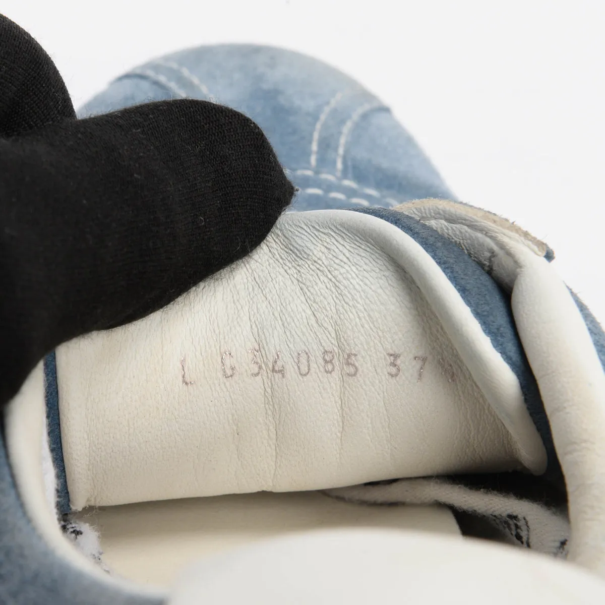 Chanel Blue Suede Weekender Sneakers 37.5