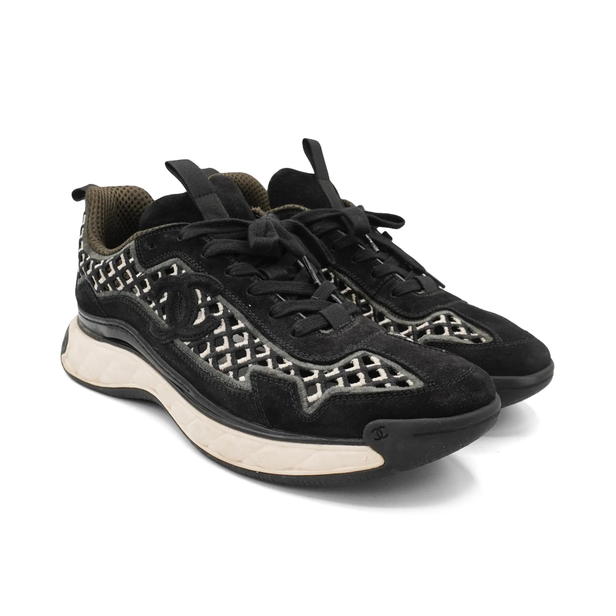 Chanel Cutout Sneakers - Unisex 42