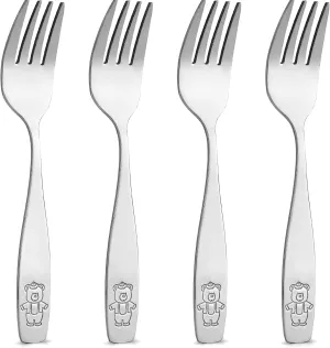 Child and Toddler Silverware Set for Self Feeding (4 Forks) ecco Shoes