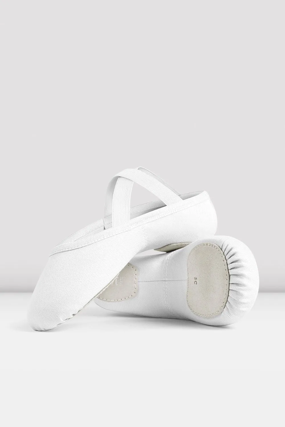 Childrens Performa Stretch Canvas Ballet Shoes