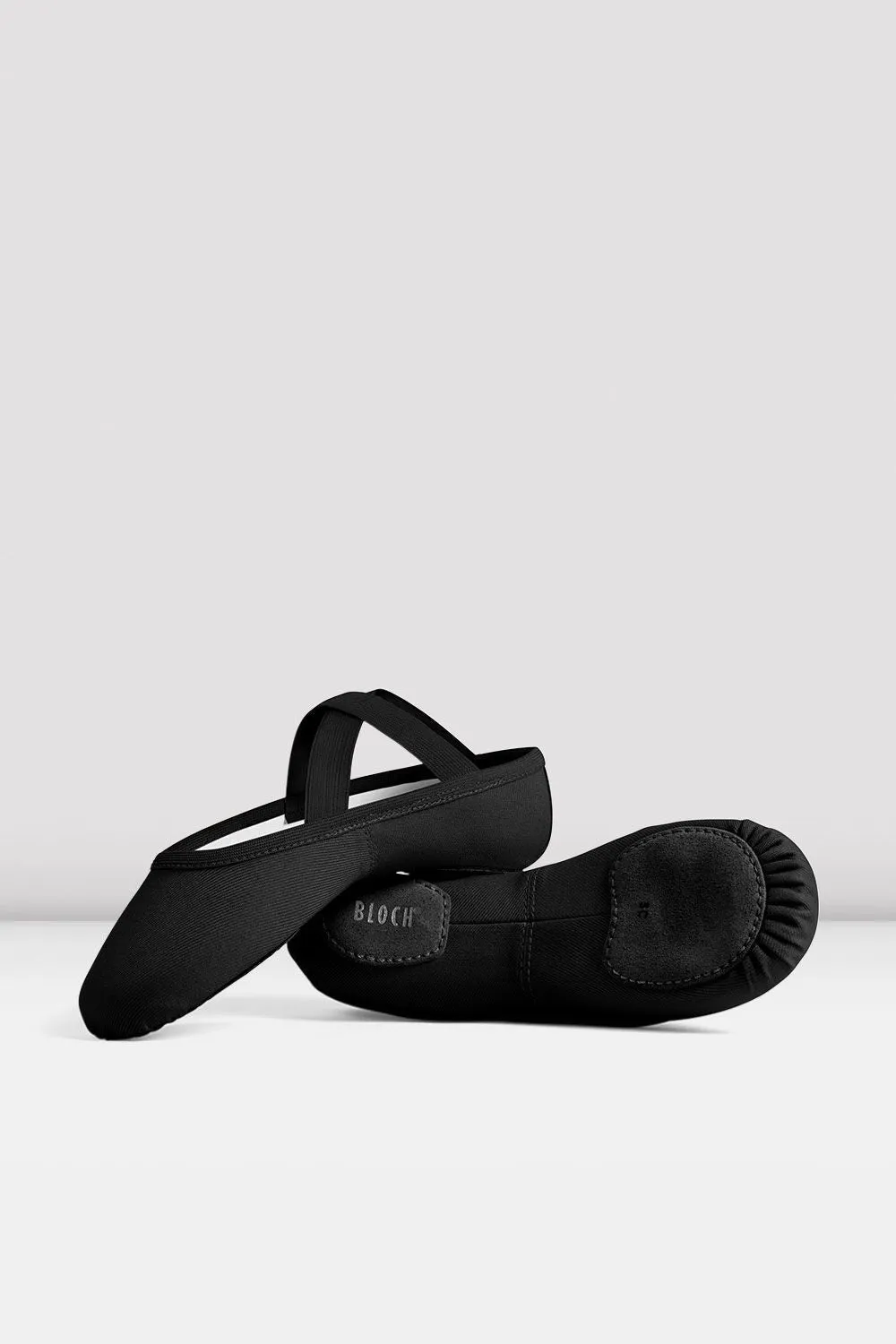 Childrens Performa Stretch Canvas Ballet Shoes