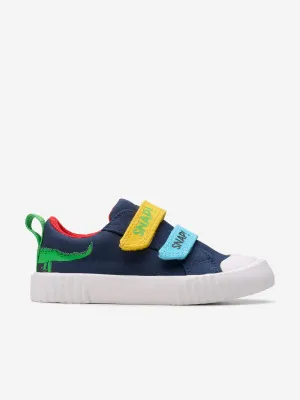 Clarks Baby Roald Dahl Foxing Ace Trainers in Navy