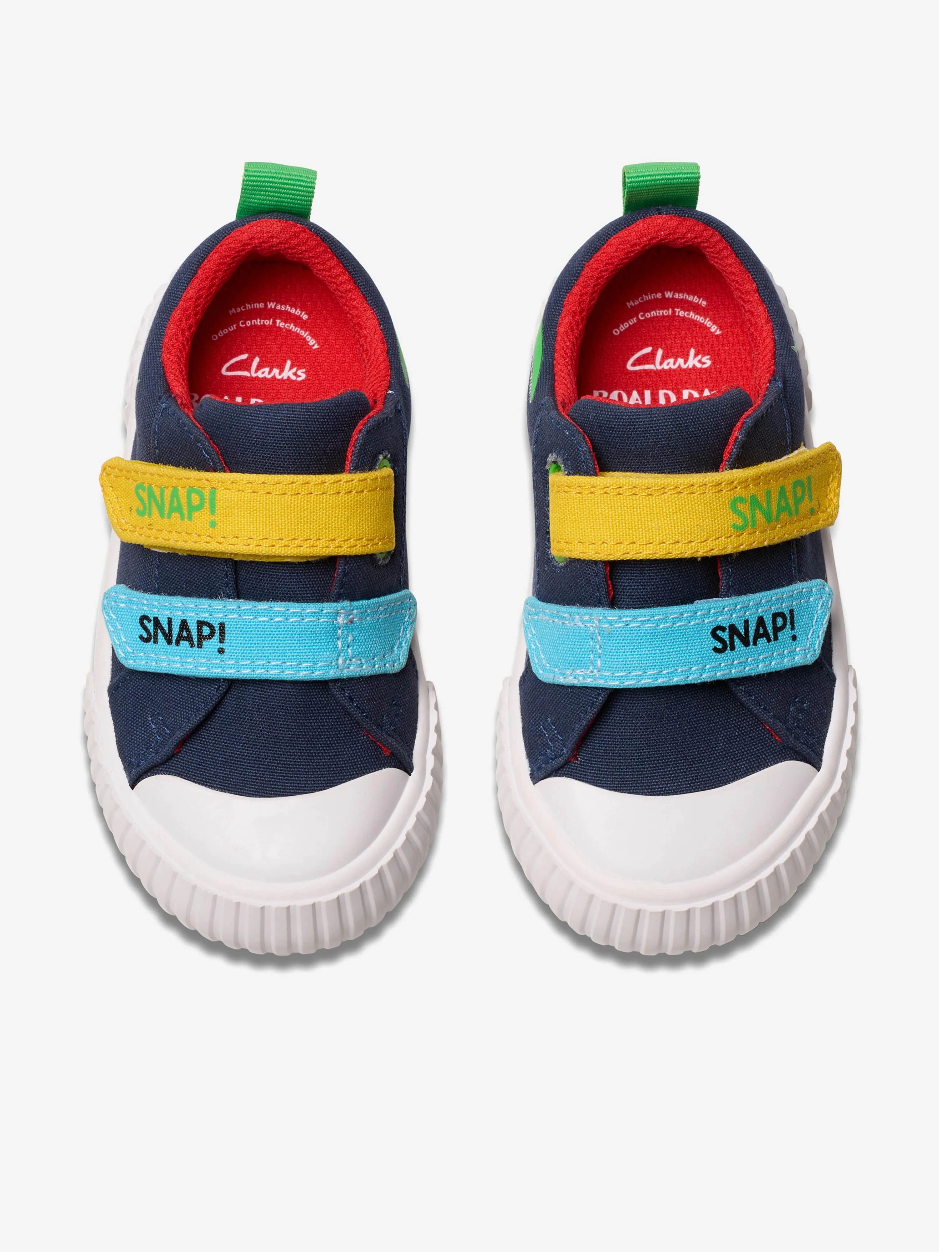 Clarks Baby Roald Dahl Foxing Ace Trainers in Navy
