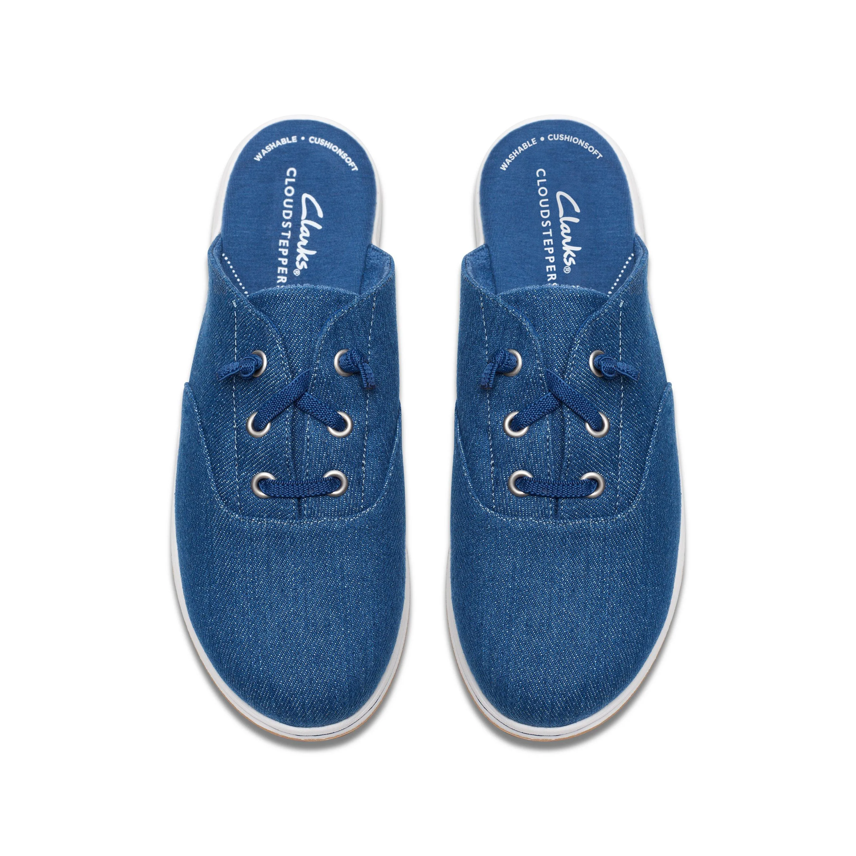 Clarks Breeze Clara in Blue Textile