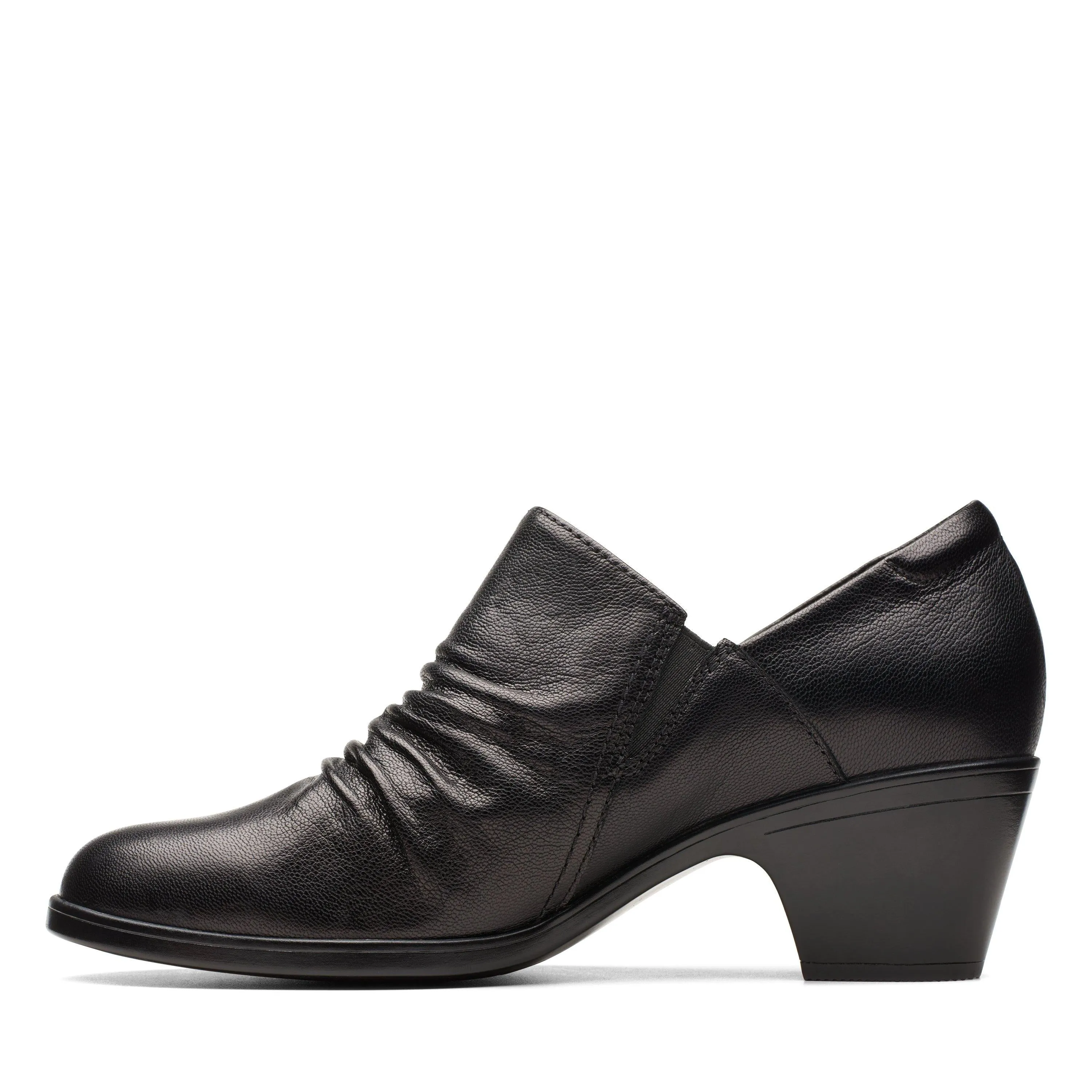 Clarks Emily2 Cove in Black Leather