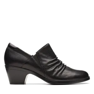 Clarks Emily2 Cove in Black Leather