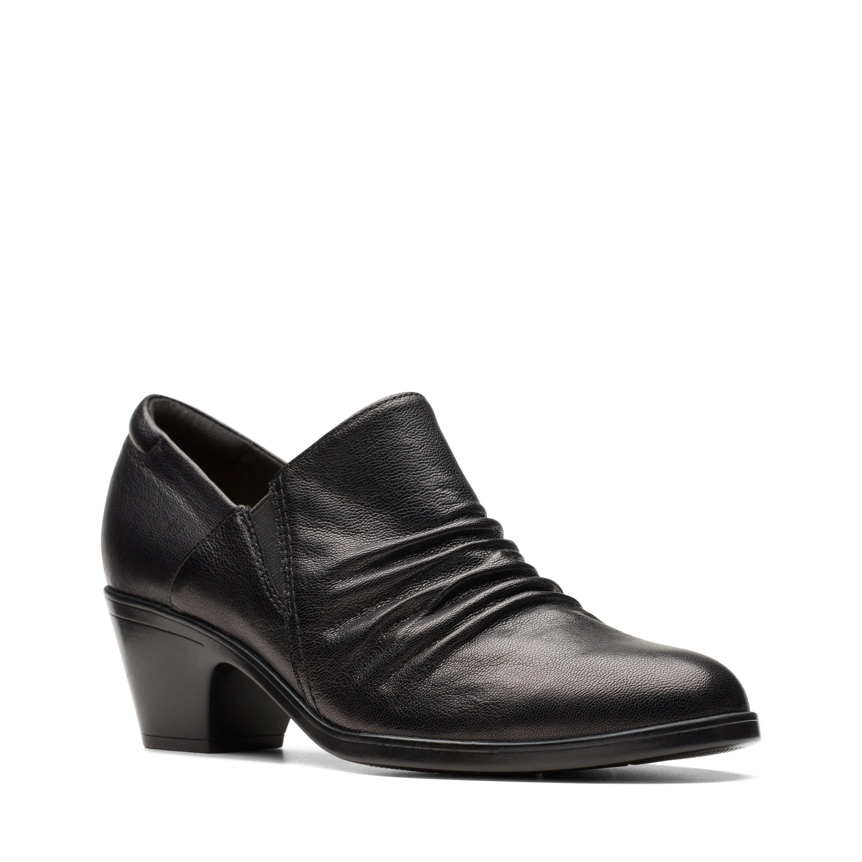 Clarks Emily2 Cove in Black Leather