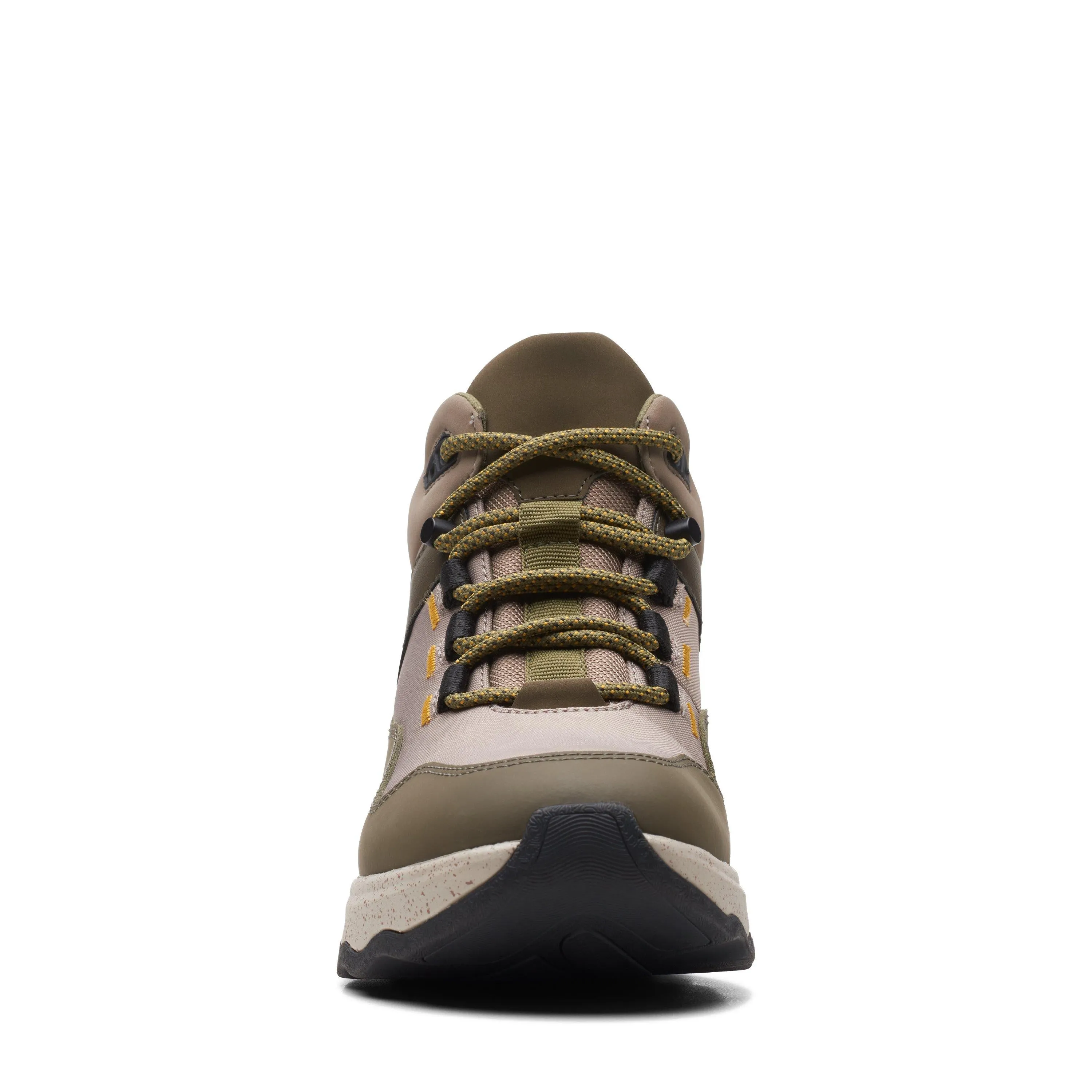 Clarks Jaunt Lo in Green Leather