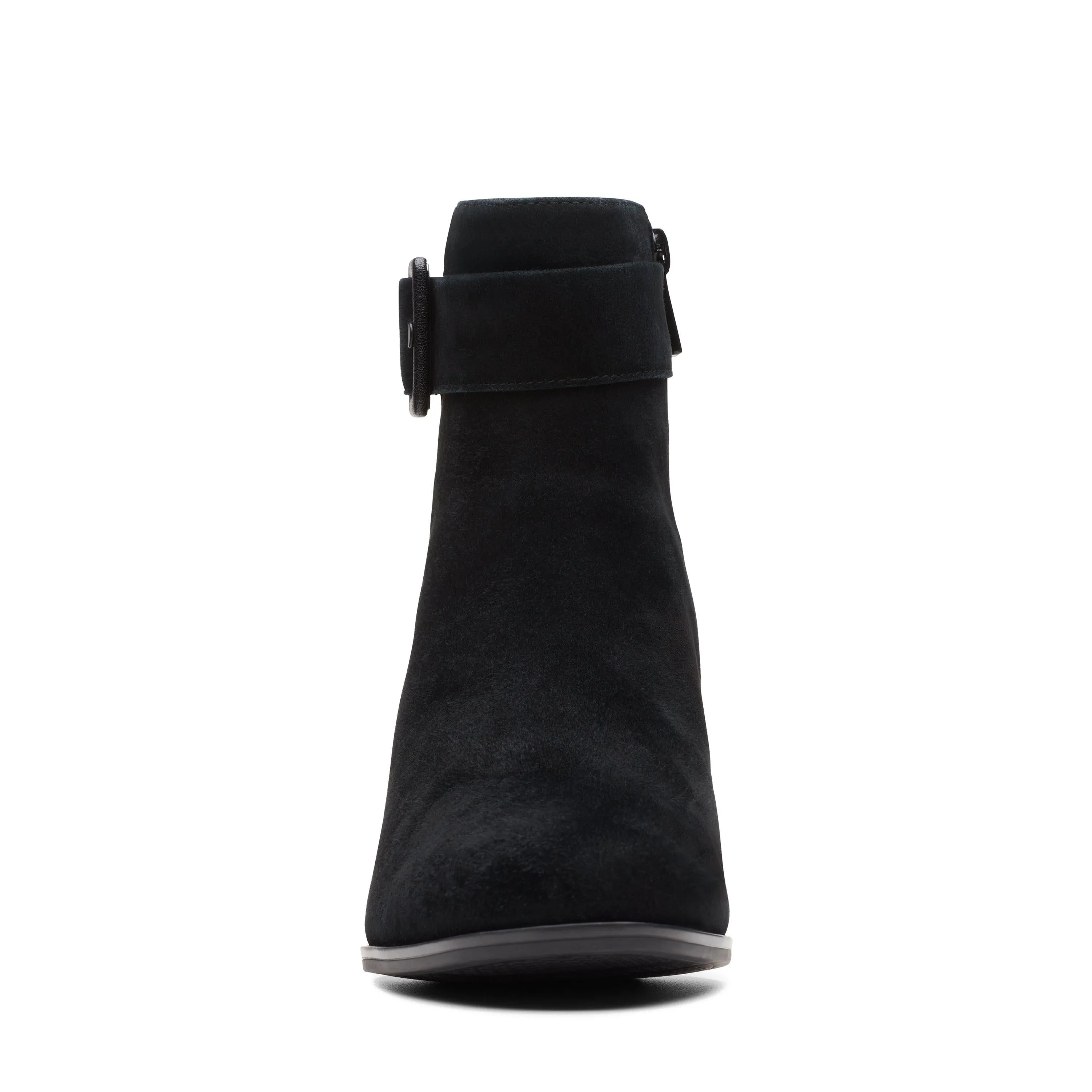 Clarks Loken Zip WP in Black Suede