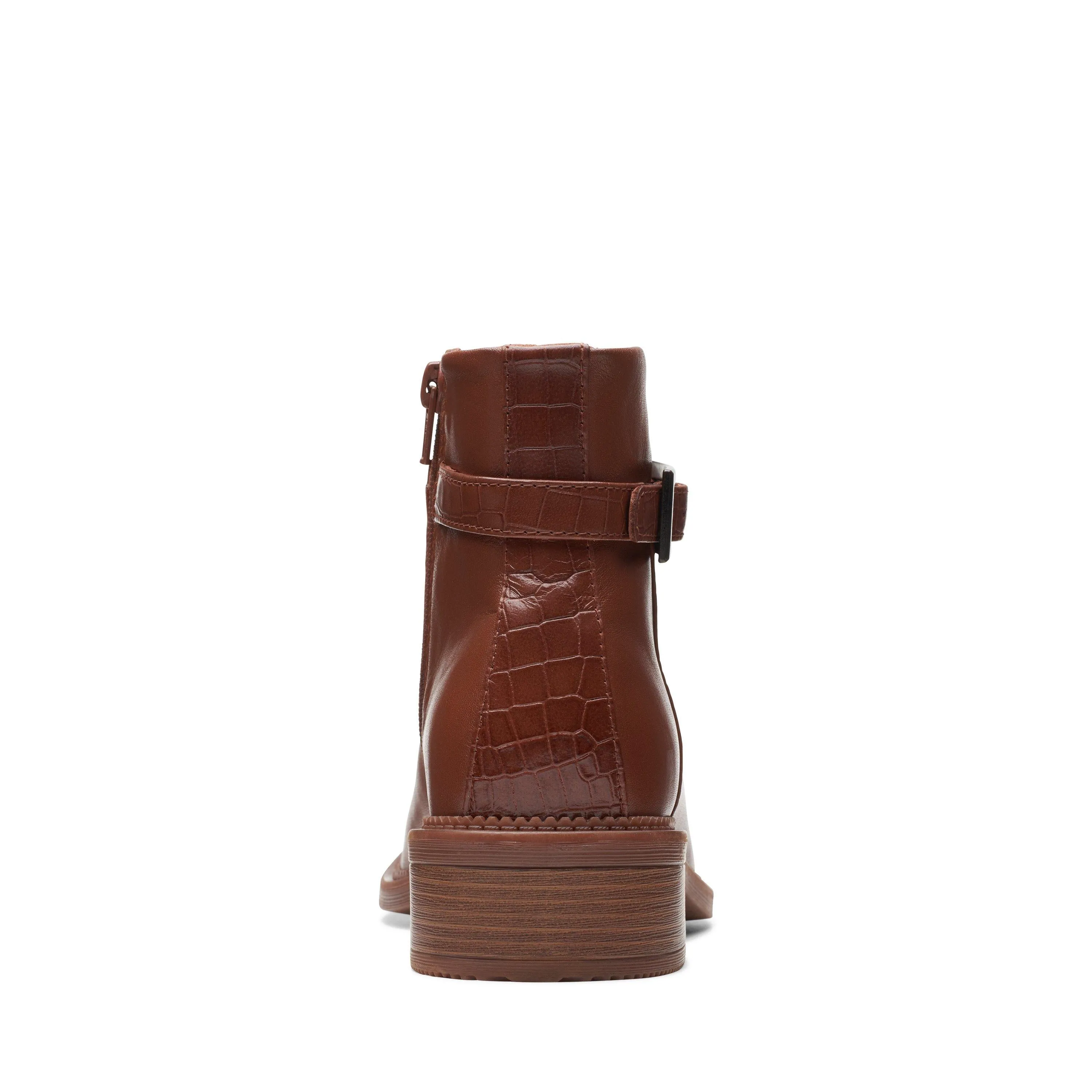 Clarks Maye Grace in Brown Leather