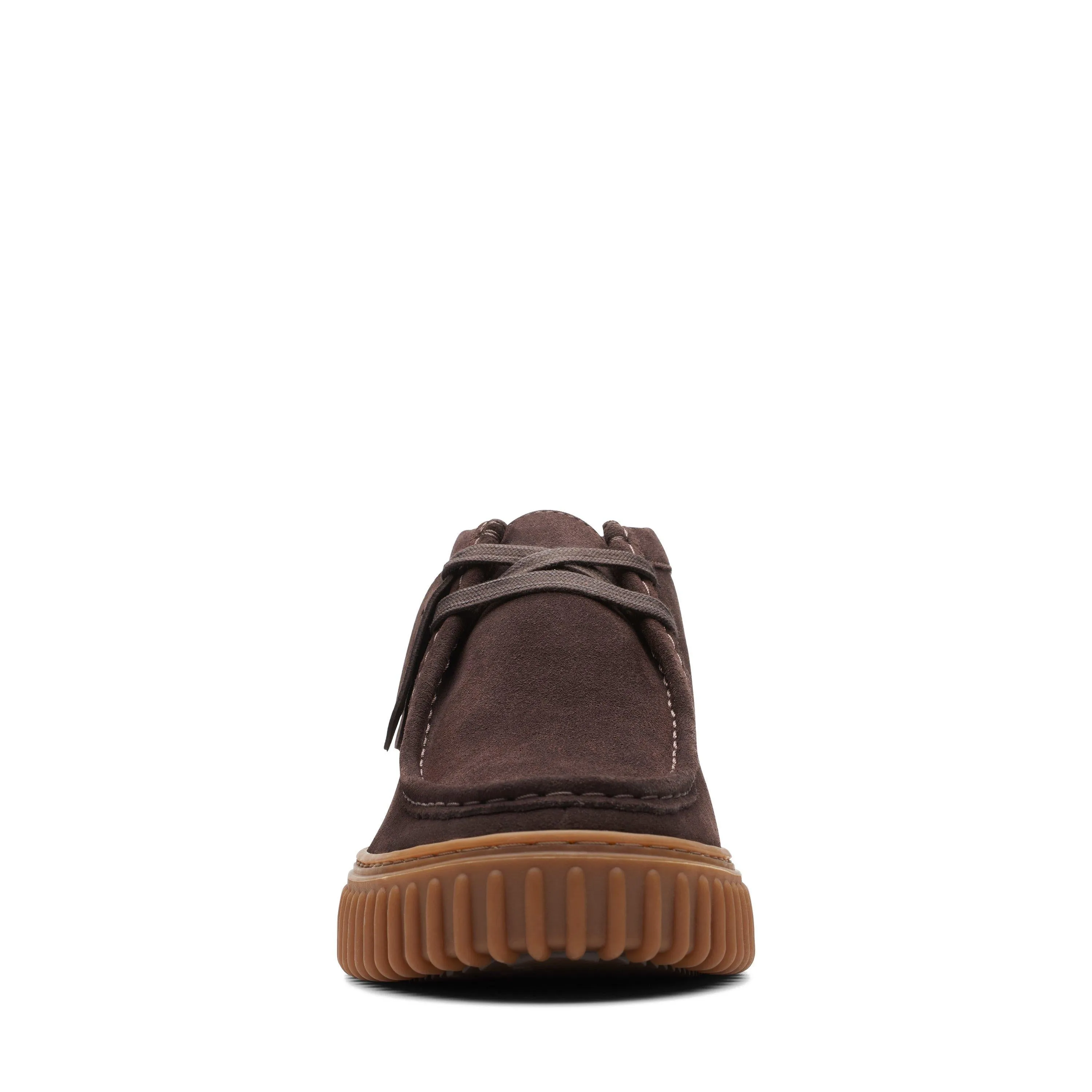Clarks Torhill Hi in Brown Suede