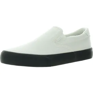 Clipper Womens Laceless Canvas Slip-On Sneakers