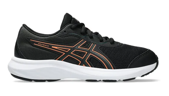 Contend 9 GS | Black/Saxon Green Asics Shoes